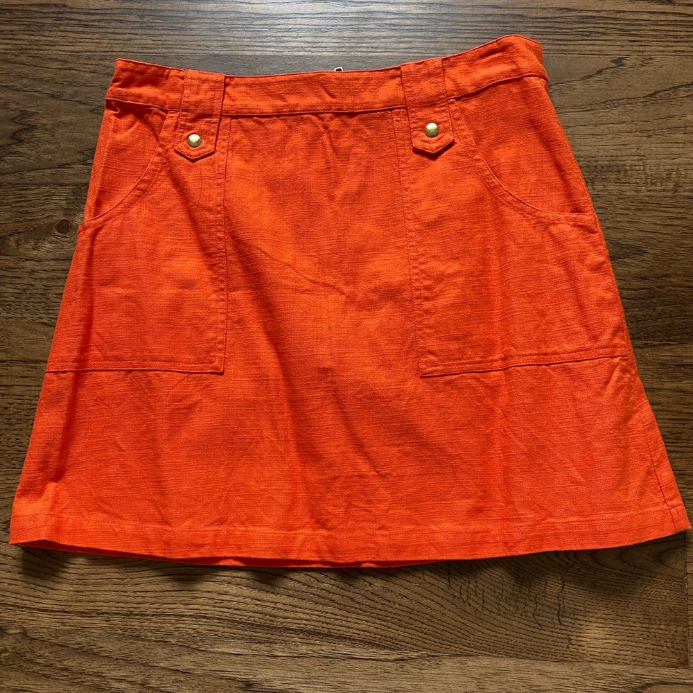 Topshop Orange Women's Skirt